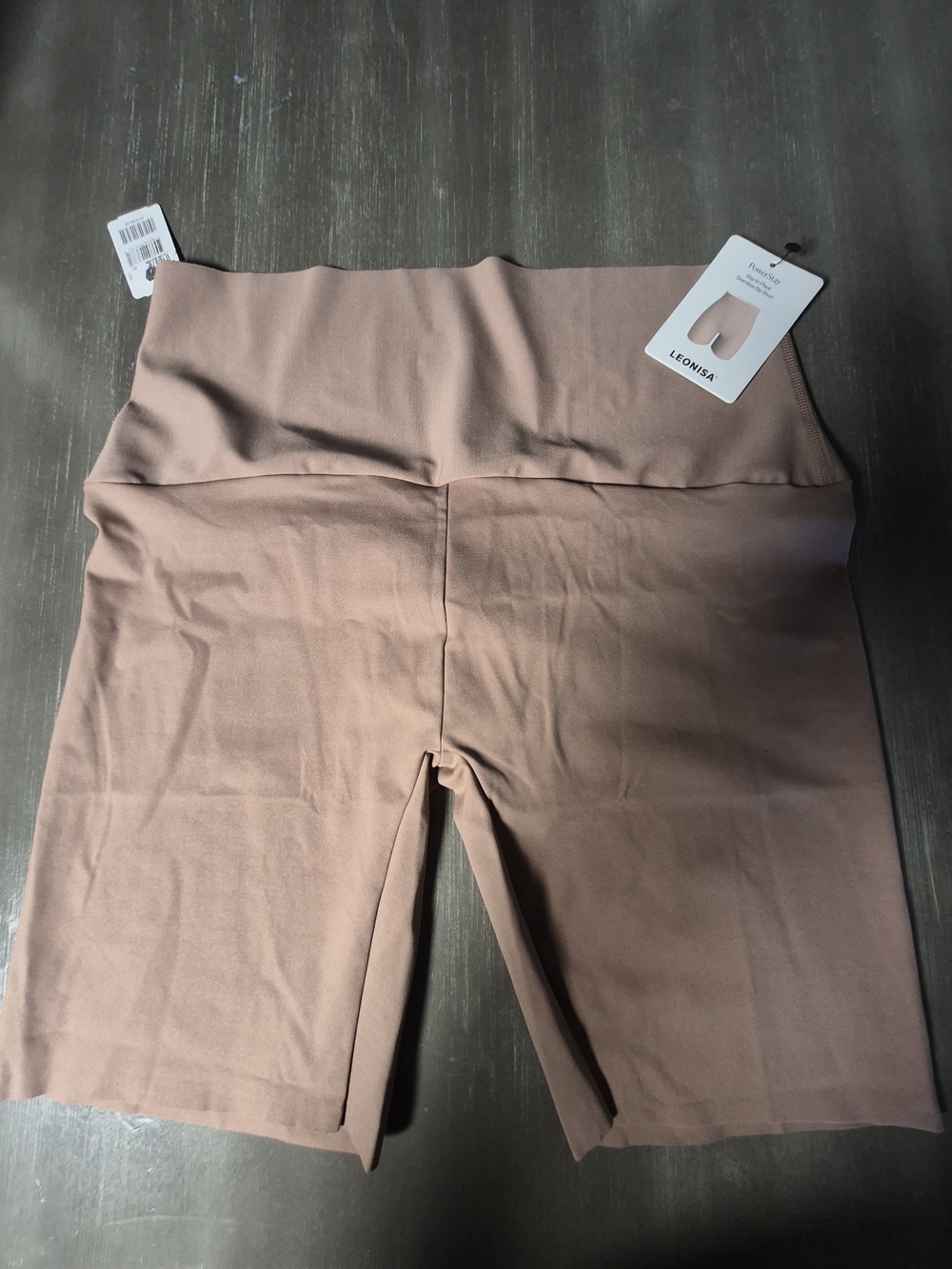 Seamless High-Rise Bike Shorts in Mauve Brown - Leonisa